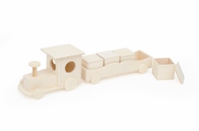 TREN DE RECUERDOS 41X8X11CM C/4 CJ 5X5X5CM