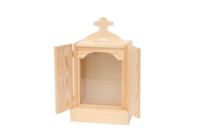 ORATORIO PINHO COM VIDRO 22x18x30CM