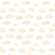 FABRIC 100X150CM PIQUE SKY 101 BEIGE CLOUDS