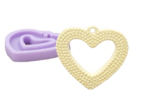 MOLDE SILICONE 8X7.5X1CM MLD021 CORAÇAO