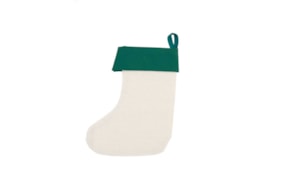 PR * BOOT CHRISTMAS  15.5 X 21.5CM GREEN  913N