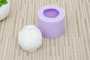 MOLDE SILICONA 5.5X5.5X4.5CM MLD078 ROSA