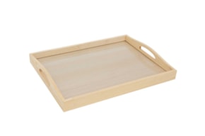 BANDEJA C/CRISTAL 40x30x5CM