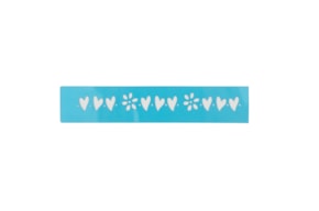 STENCIL 16X3CM CORACOES COUNTRY 300071147 ACRILEX