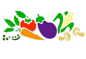 STENCIL 33X14CM LEGUMES 300001121 ACRILEX