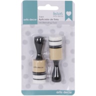 SET 2 APLICADORES TINTA RED. 2cm+ 4 esponjas ARTIS DECOR