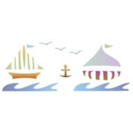 STENCIL 10X10CM BARCOS 300051287 ACRILEX