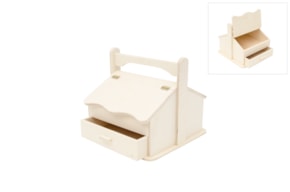 CAIXA COSTURA 2 TAMPAS PEQUENA 21x21x19CM