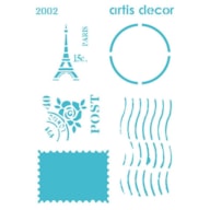 PR * STENCIL 15X20CM 2002 SELOS