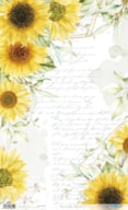 RICE PAPER 54X33CM SUNFLOWERS II  PFY-4331