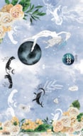 PR * RICE PAPER 54X33CM ASTROLOGY VIBES PFY-2905