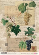 RICE PAPER 21x29.7CM GRAPE PFY-4519