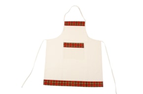 COOKING APRON  62.5 X 75 /100CM RED CHESS 2034N