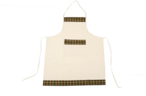 COOKING APRON   62.5 X 75 /100CM GREEN CHESS 2034N