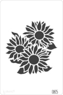 STENCIL 20X30CM  065 GIRASSOIS