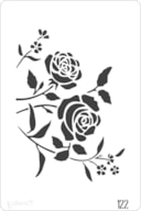 PLANTILLA 20X30CM  122 ROSAS