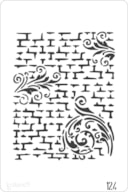 STENCIL 20X30CM  124 PAREDE ARABESCO
