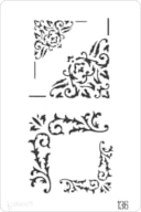 STENCIL 20X30CM  136 CANTOS