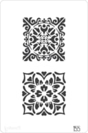 STENCIL 20X30CM  155 AZULEJO