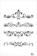 STENCIL 20X30CM  160 ARABESCOS