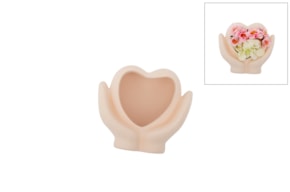 MAOS C/ CORAÇAO ABERTO  17.5X15X7CM