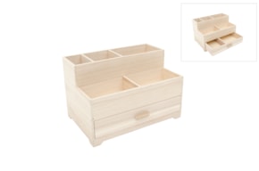 CAIXA C/DIVISORIAS E GAVETA 30X20X19.5CM