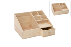 CAIXA C/DIVISORIAS E GAVETA 33X22-18X7.5CM