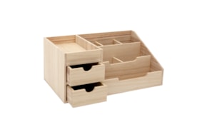 MOVEL C/DIVISORIAS E 2 GAVETAS 32X18X13.5CM