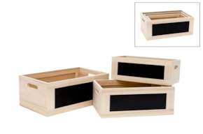 SET 3 CESTAS 40X25X16- 36X21X14 - 32X17X12CM