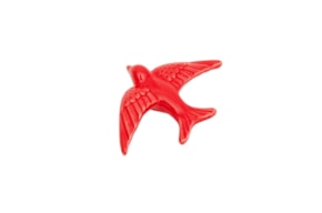 ANDORINHA 11.5X8X2.5CM VERMELHO