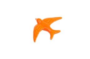 ANDORINHA 11.5X8X2.5CM LARANJA