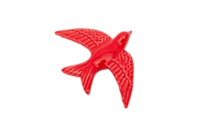ANDORINHA 15.5X11X3.5CM VERMELHO