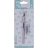 BISTURI ALUMINIUM ROSA + 2 LAMINAS ARTIS DECOR