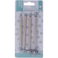 SET 4 BOLEADORES DUPLOS de 0.4 a 1.86cm ARTIS DECOR