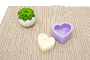 MOLDE SILICONE CORAÇOES 7.5X7.5X3.5CM MLD134