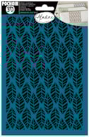 3D STENCIL LEAVES PATTERN 81135