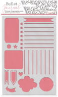 STENCIL BULLET JOURNAL ORGANIZAÇAO MES 03969