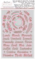 STENCIL BULLET JOURNAL COROAS DIAS MESES 03968