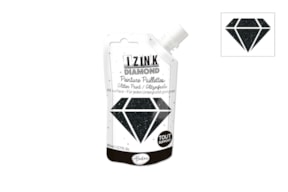IZINK DIAMOND C/GLITTER 80ML  80846 BLACK