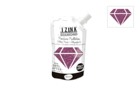 IZINK DIAMOND C/GLITTER 80ML  80880 ROSE EGGPLANT