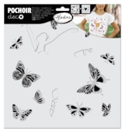 LAYERABLE STENCIL 28X28CM  DANCER BUTTERFLIES