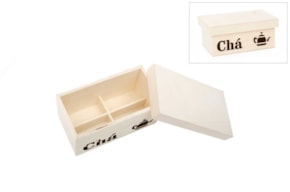 CAIXA CHA 17.5X9.7X8CM