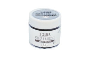 IZINK EMBOSSING POWDER 3D 25ML 10192 SILVER