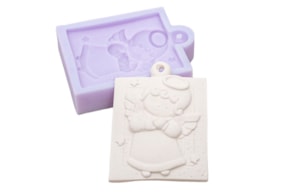 MOLDE SILICONE ANJINHO 5X6.8CM MLD156