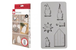 MOLDE SILICONE 14.5X26X1CM GNOMO LANTERNA RAYHER