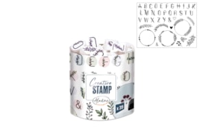 CREATIVE STAMP ABECEDARIO-COROAS 03751
