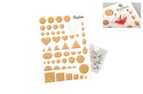 QUILLING MOLDE C/PLACA CORTIÇA 21X15X0.8CM DIV.FORMAS RAYHER