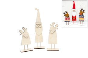 RENAS C/ PAI NATAL 36CM-24CM-20CMX0.6CM CHOUPO