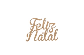 SET 6 FRASES FELIZ NATAL 12.7X9.2X0.3CM MDF