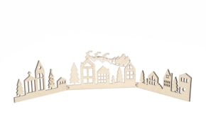 CENÁRIO CIDADE NATAL 70X16X0.6CM CHOUPO